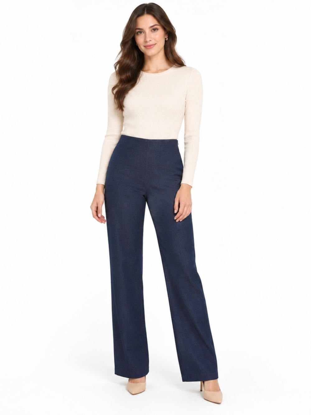 Tuckernuck Straight-Leg Pants in Navy Size L